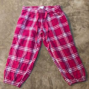 Pink Plaid Aero capris